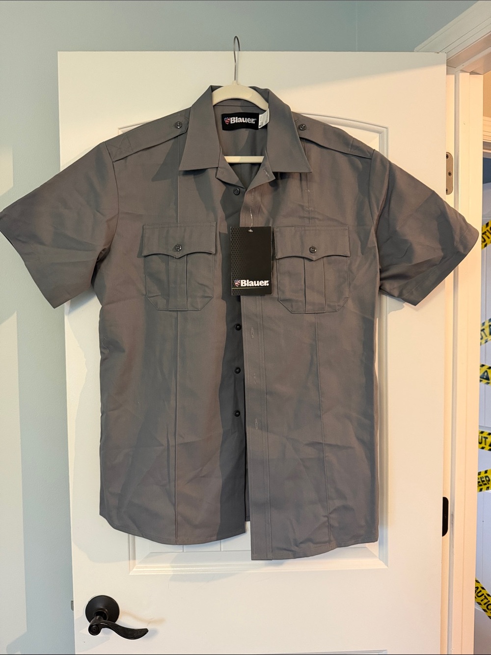 Blauer Grey Lightweight Cotton-Blend Shirt